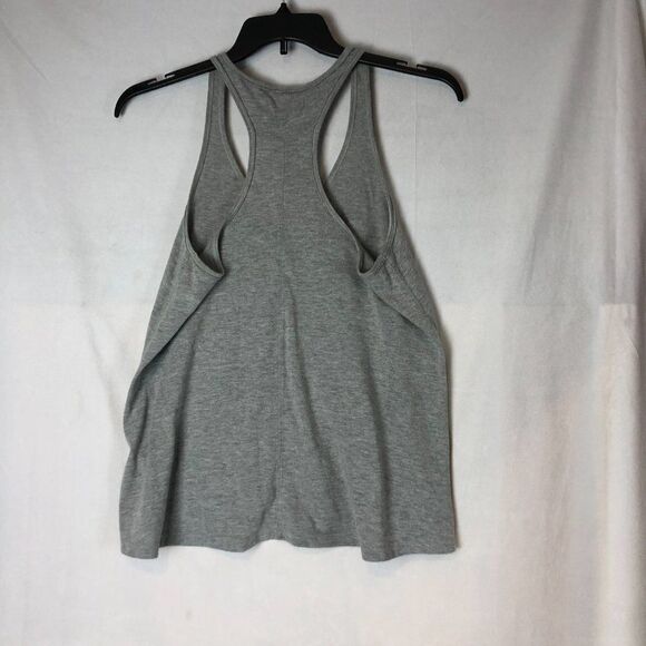 Womens Abercrombie Fitch Racerback Tank Top Grey Shirt Size M.            AW - Picture 5 of 6
